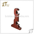 High quality fashionable plastic curtain bracket single and double curtain rod bracket curtain rod ceiling brackets